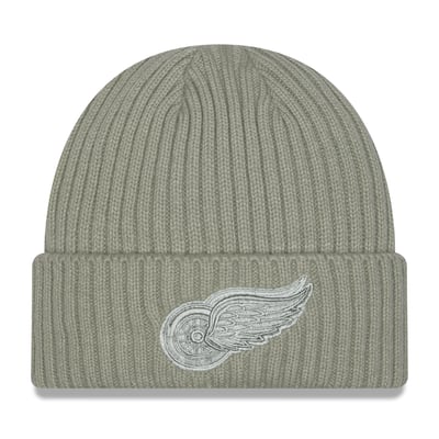 Detroit Red Wings New Era Color Pack Cuffed Knit Hat - Sage Green