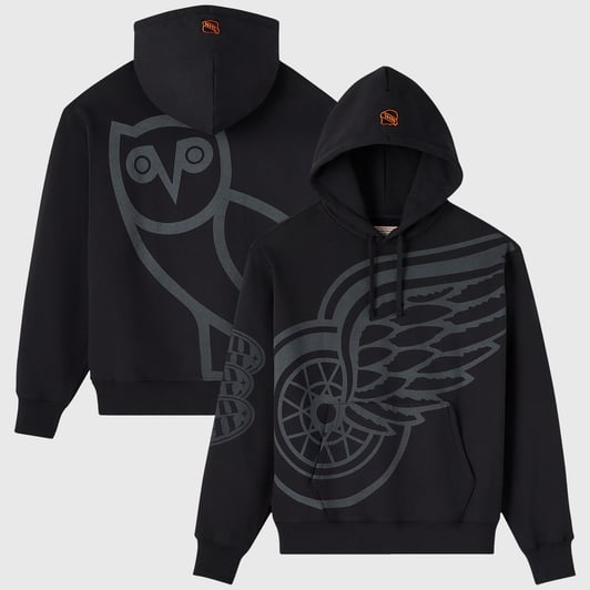 Detroit Red Wings OVO x NHL Hoodie - Black