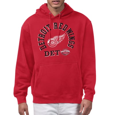 Detroit Red Wings Starter All-Around Fan Hoodie - Red