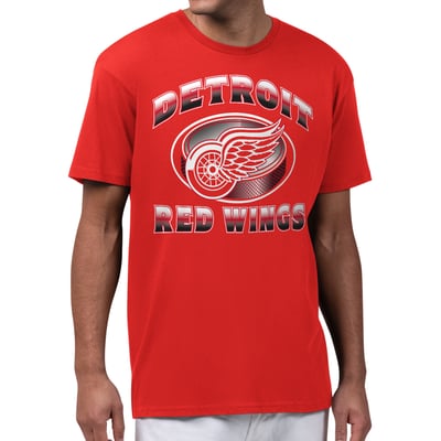  Detroit Red Wings Starter Face Off T-Shirt - Red