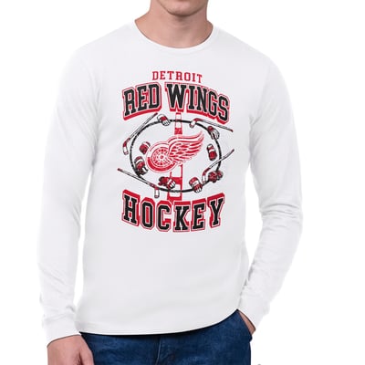 Detroit Red Wings Starter Tilly Long-Sleeve T-Shirt - White