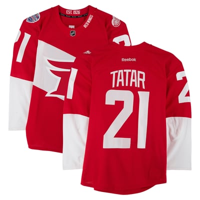 Tomas Tatar Detroit Red Wings Fanatics Authentic Practice-Used #21 Red Jersey vs. Colorado Avalanche on February 27, 2016 