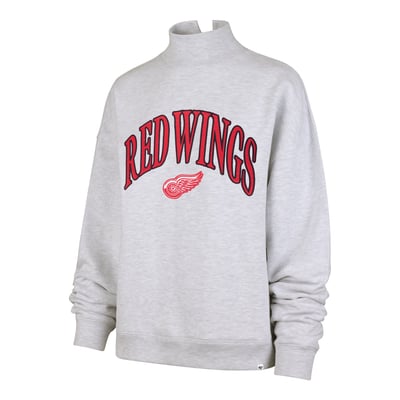 Detroit Red Wings '47 Women's Vantage Mock Neck Fleece Sweatshirt - Gray