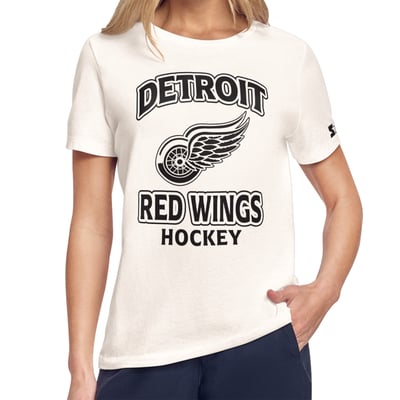 Detroit Red Wings Starter Women's Cookies & Cream T-Shirt - Cream

