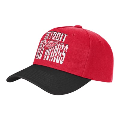 Detroit Red Wings Outerstuff Youth Ice Breaker Adjustable Hat - Red/Black