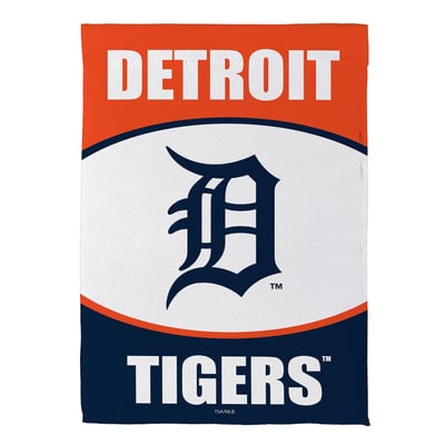  Detroit Tigers 12.5" x 28" Scoped Logo Double-Sided Suede Garden Flag
