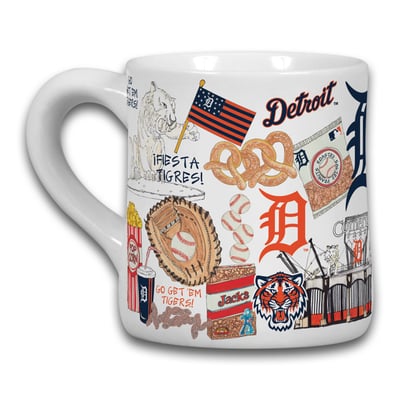  Detroit Tigers Icon 20oz. Ceramic Icon Mug
