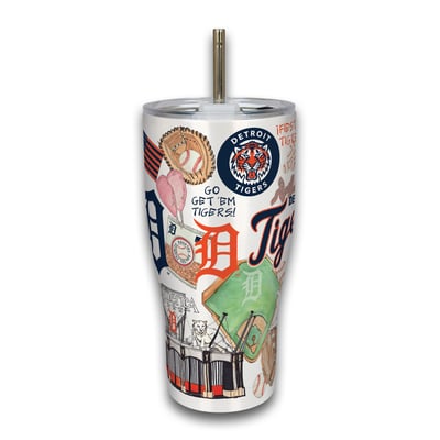  Detroit Tigers Stainless Steel 30oz. Icon Tumbler