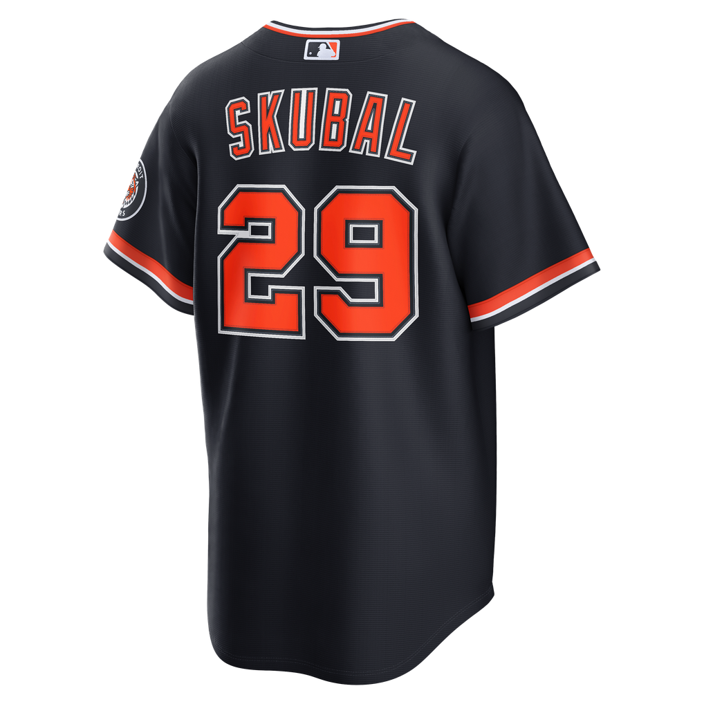 Men's Detroit Tigers Tarik Skubal Nike Navy Alternate Stadium Jersey