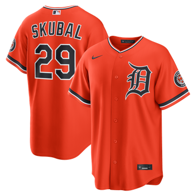 Tarik Skubal Detroit Tigers Nike Alternate 2 Stadium Jersey - Orange