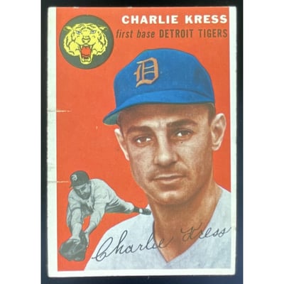 1954 Topps #219 Charlie Kress RC
