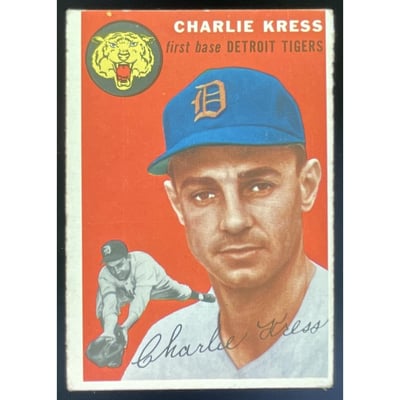 1954 Topps #219 Charlie Kress RC