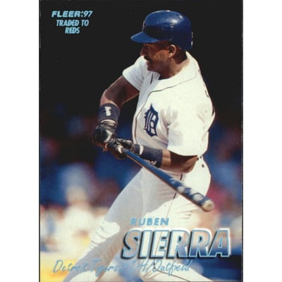 1997 Fleer Tiffany #106 Ruben Sierra