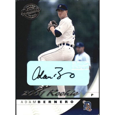 2001 Donruss Class of 2001 Rookie Autographs #115 Adam Bernero/250*