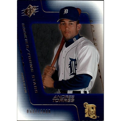 2001 SPx #96 Andres Torres YS RC