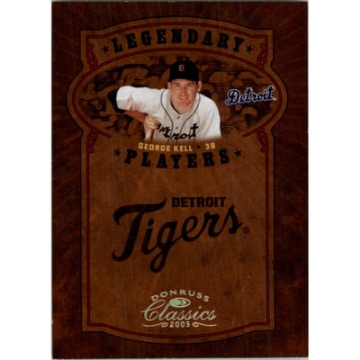 2005 Donruss Classics Legendary Players Gold #18 George Kell
