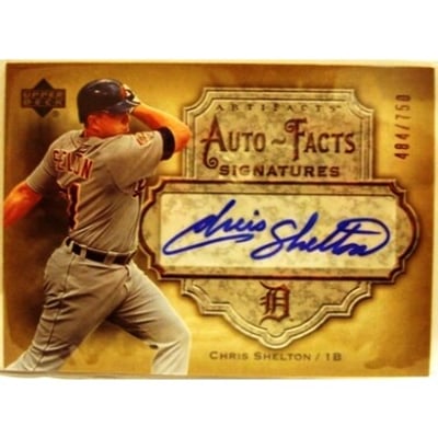 2006 Artifacts Auto-Facts Signatures #CS Chris Shelton/750