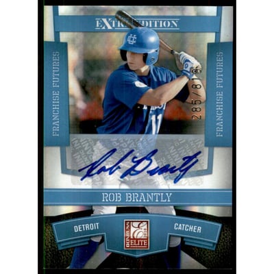 2010 Donruss Elite Extra Edition Franchise Futures Signatures #60 Rob Brantly/819