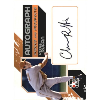 2011 ITG Heroes and Prospects Full Body Autographs Silver #CR Chance Ruffin HN