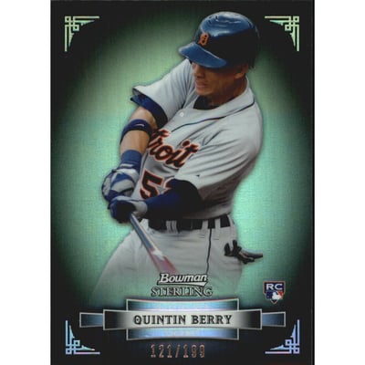 2012 Bowman Sterling Refractors #23 Quintin Berry