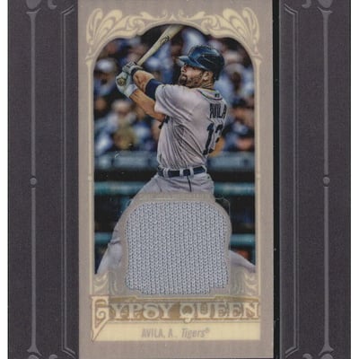 2012 Topps Gypsy Queen Framed Mini Relics #AA Alex Avila