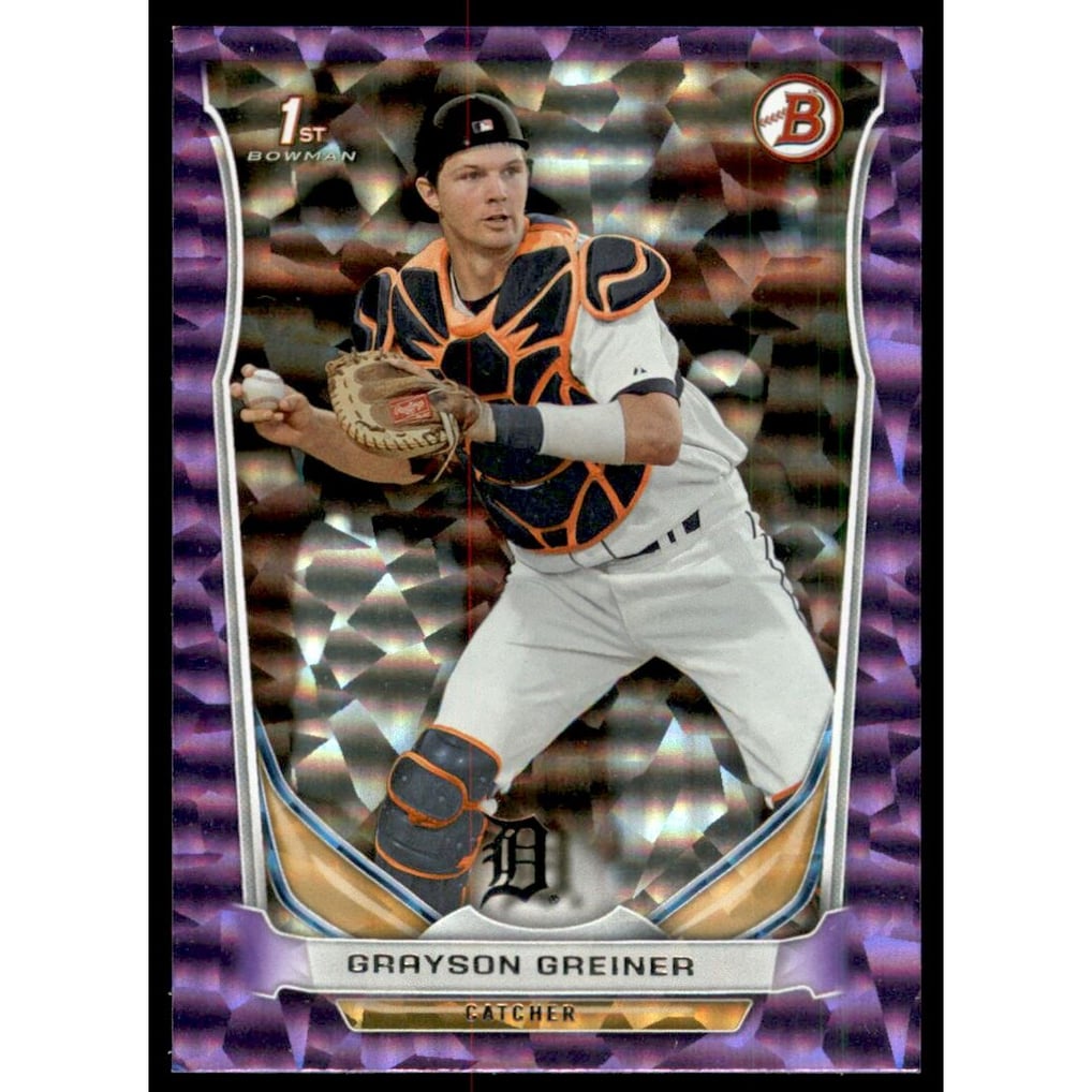 2014 Bowman Draft Purple Ice #DP99 Grayson Greiner