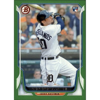 2014 Bowman Green #127 Nick Castellanos