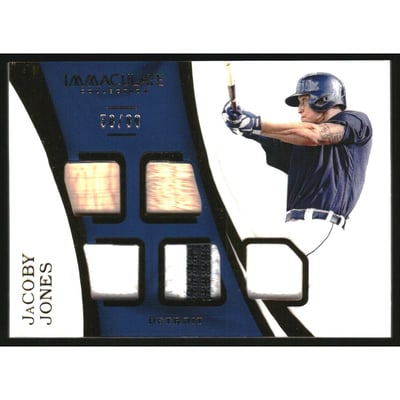 2017 Immaculate Collection Immaculate Material #26 Jacoby Jones/99