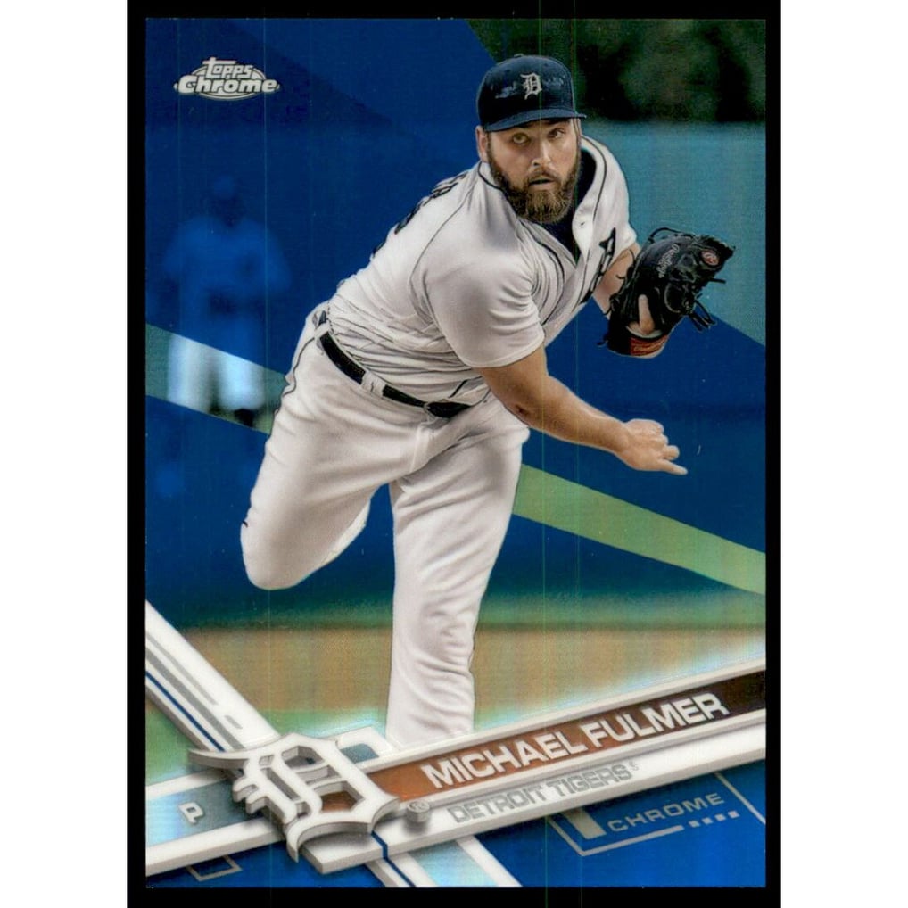2017 Topps Chrome Blue Refractors #4 Michael Fulmer