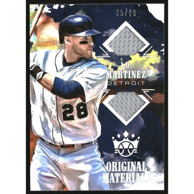 2018 Diamond Kings DK Originals Materials Holo Silver #11 J.D. Martinez/99