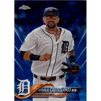 2018 Topps Chrome Sapphire Edition #545 Nicholas Castellanos