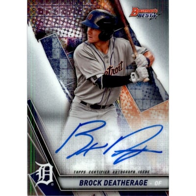 2019 Bowman's Best Best of '19 Autographs #B19BD Brock Deatherage