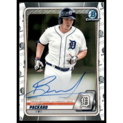 2020 Bowman Chrome Prospect Autographs #CPABP Bryant Packard
