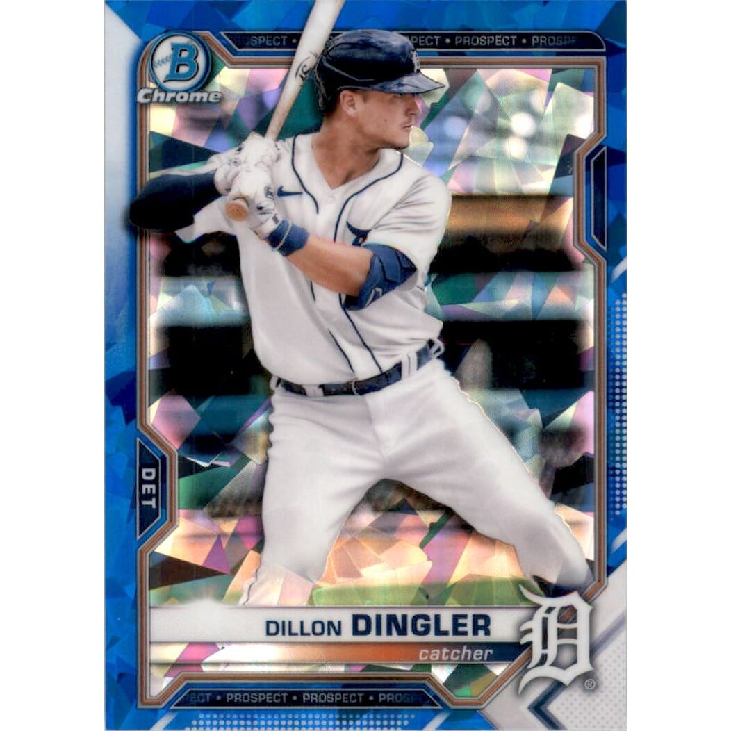 2021 Bowman Chrome Sapphire Prospects #BCP72 Dillon Dingler