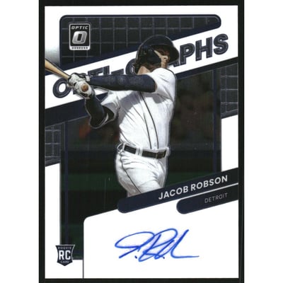 2022 Donruss Optic Optigraphs #8 Jacob Robson