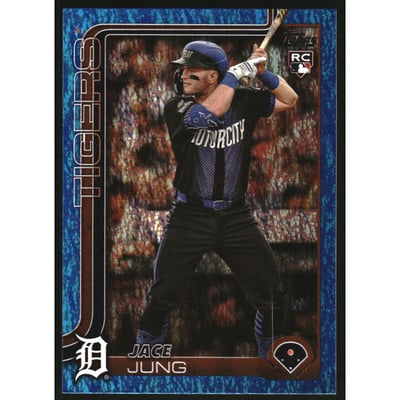 2025 Topps Blue Holo Foil #80 Jace Jung