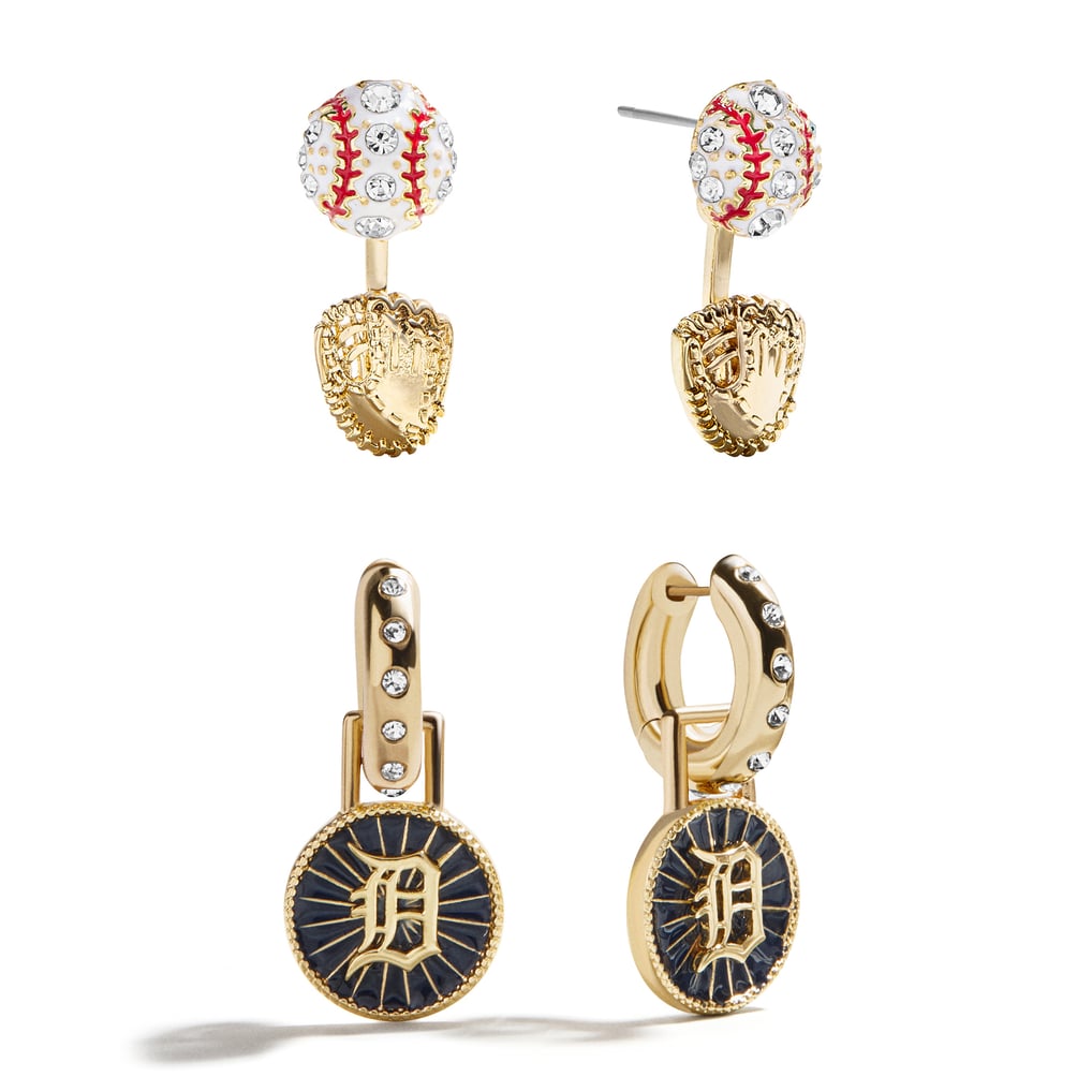  Detroit Tigers BaubleBar Hoop Earring Set