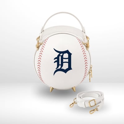 Detroit Tigers by Jill Martin Baseball Crossbody Fan Bag