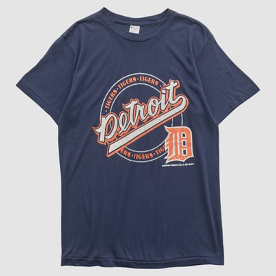 Detroit Tigers Champion 1987 T-shirt - Navy - S by Fanatics Real Vintage