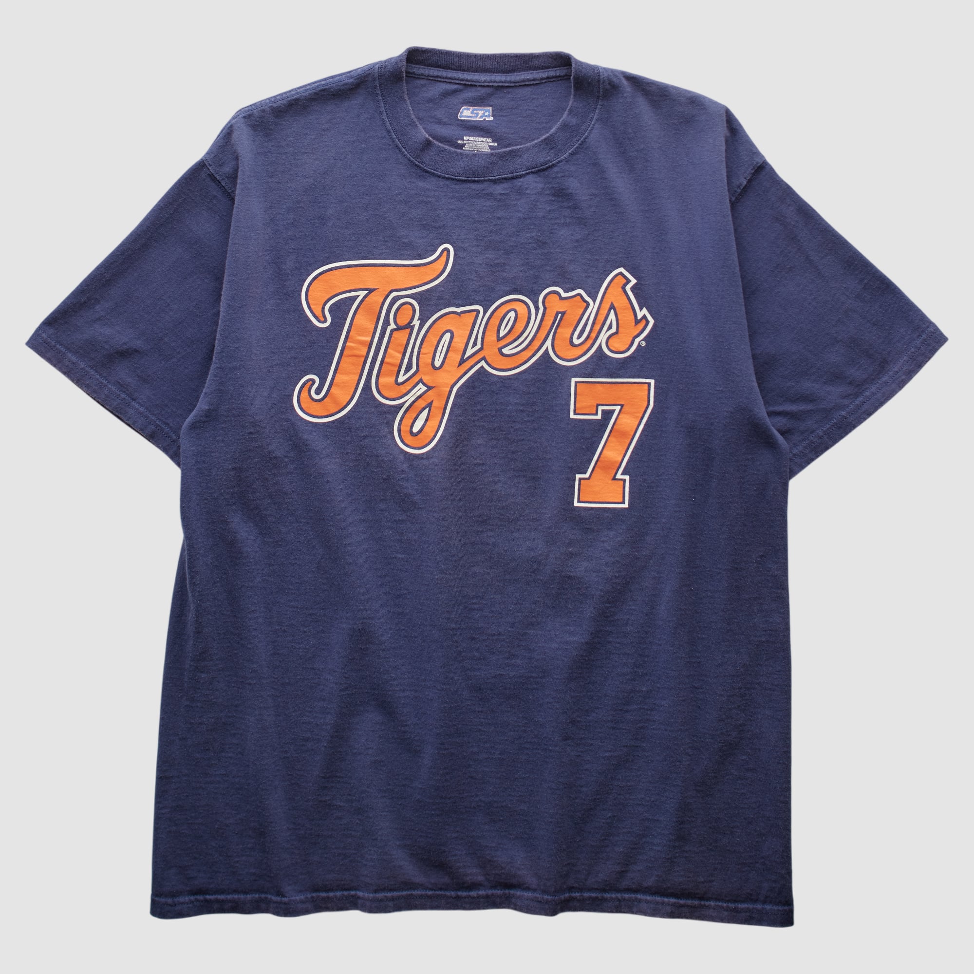 Detroit Tigers CSA 2000s T-shirt - Navy - L by Fanatics Real Vintage