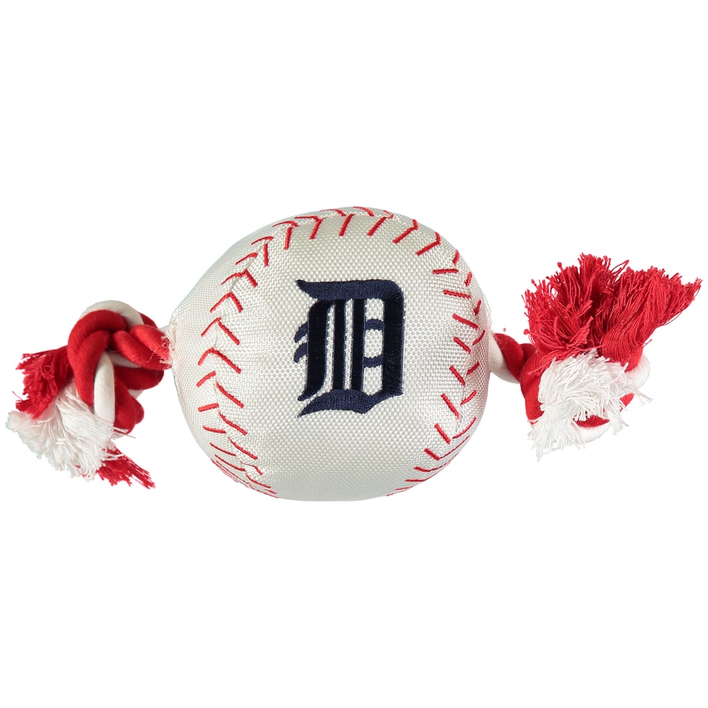 Red Rope Baseball Detroit Tigers Dog Baseball Rope Toy
