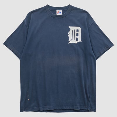 Detroit Tigers Majestic 2010 T-shirt - Navy - 2XL by Fanatics Real Vintage