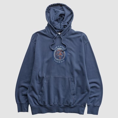Detroit Tigers Majestic 2010s Hooded Pullover Sweatshirt - Navy - L by Fanatics Real Vintage