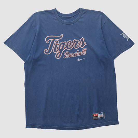 Detroit Tigers Nike 2000s T-shirt - Navy - L by Fanatics Real Vintage
