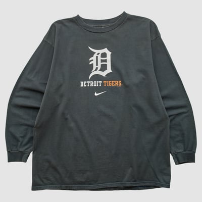 Detroit Tigers Nike 2001 Long Sleeve T-shirt - Black - XL by Fanatics Real Vintage