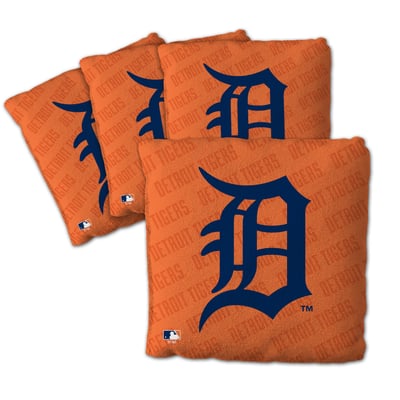 Detroit Tigers Fanpoint Four-Piece Cornhole Bag Set