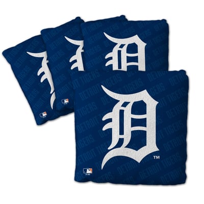 Detroit Tigers Fanpoint Four-Piece Cornhole Bag Set