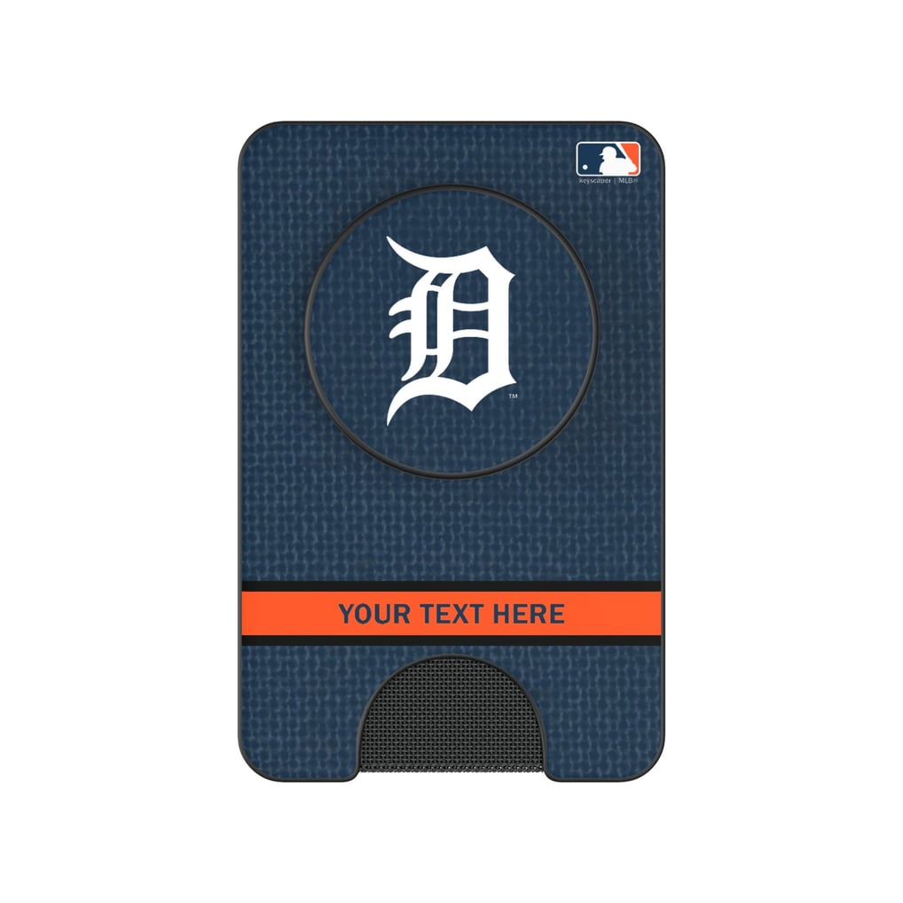 Detroit Tigers Keyscaper Personalized Solid PopSockets Magnetic Wallet