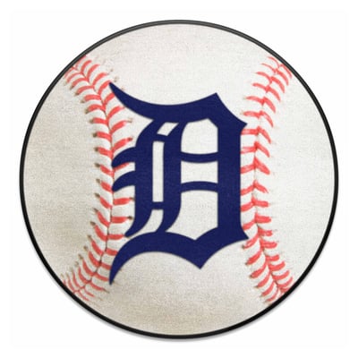  Detroit Tigers Logo Brands 27" Diameter Baseball Mat