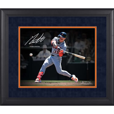 Max Clark Detroit Tigers Facsimile Signature Fanatics Authentic Framed 11" x 14" Spotlight Photograph
